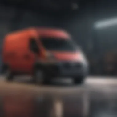 Exterior view of the Ram ProMaster showcasing its robust design.