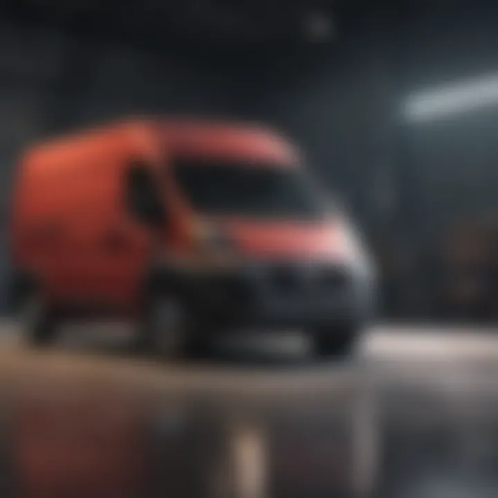 Exterior view of the Ram ProMaster showcasing its robust design.