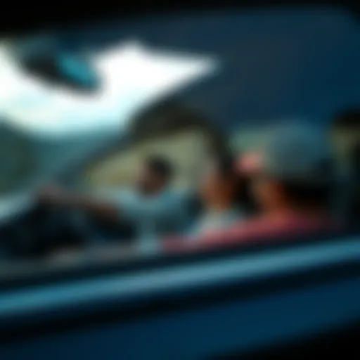 Family enjoying a scenic drive in a reliable used vehicle