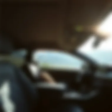 Spacious interior of a used SUV perfect for family trips