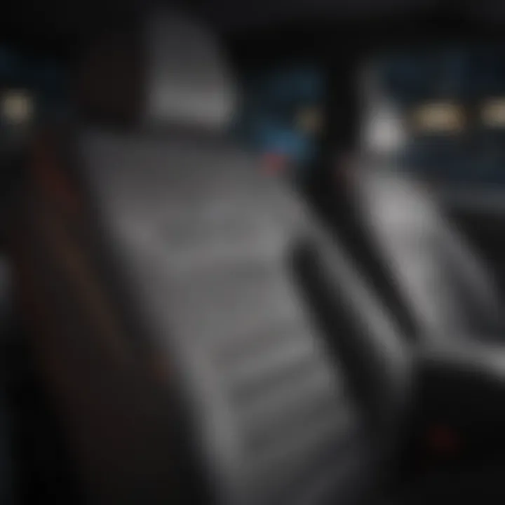 Well-maintained car seats showcasing the durability of high-quality covers