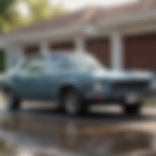A reliable used car parked in a driveway