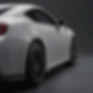 Aerodynamic Profile of Subaru BRZ Side profile of the Subaru BRZ emphasizing its aerodynamic shape