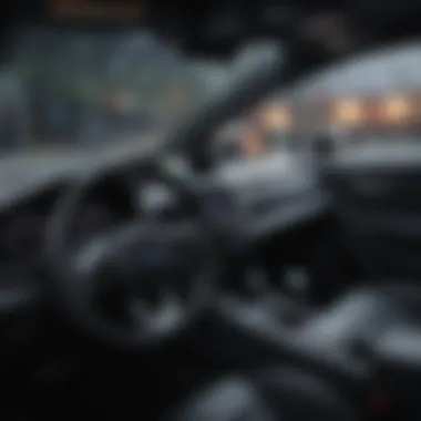 Interior Safety Features of Subaru Impreza Interior view highlighting safety features
