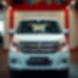 Front view of Suzuki Wagon R showcasing its sleek design