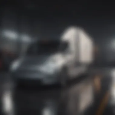 Advanced Safety Features of Tesla's Truck Illustration of safety features integrated into Tesla's truck