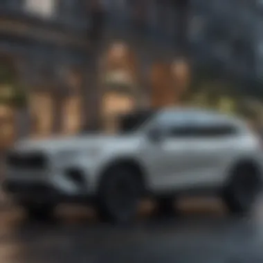 Safety Features in Crossover SUV Safety features highlighted in a crossover SUV model