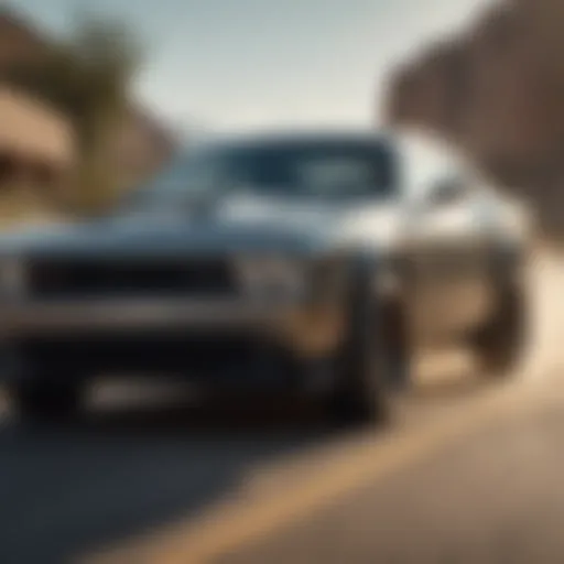 Dynamic view of the fastest Dodge car in motion