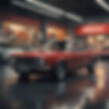 An infographic illustrating current market trends in the second-hand car industry.