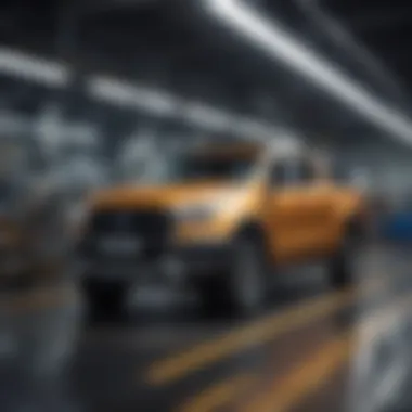 Precision Engineering on the Assembly Line Assembly line highlighting the precision engineering of the Ford Ranger