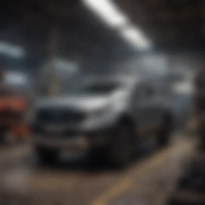 Map indicating the various manufacturing locations for the Ford Ranger