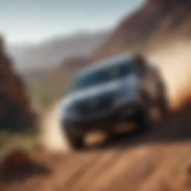 Honda Ridgeline in action on rugged terrain