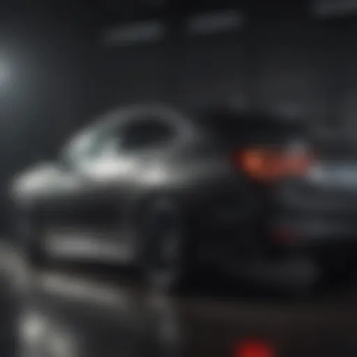 Side view of Acura TLX showcasing its sleek design