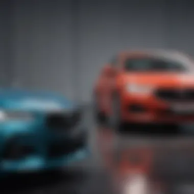 Safety Features Analysis Safety ratings and features comparison graphic for both models