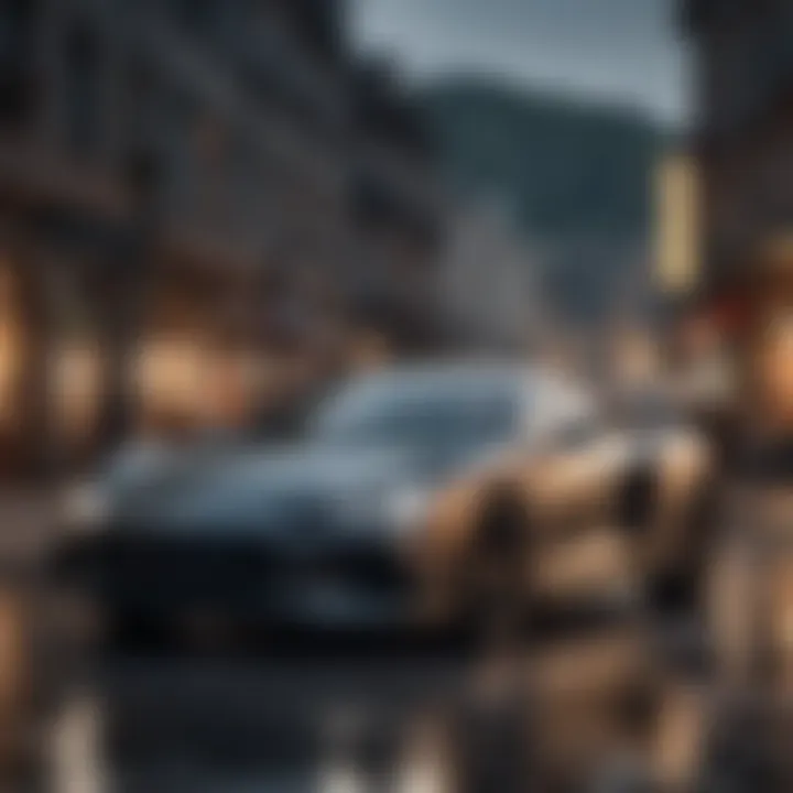 Luxury car emphasizing top-tier safety features