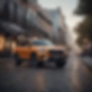 Sporty SUV highlighting exceptional performance capabilities