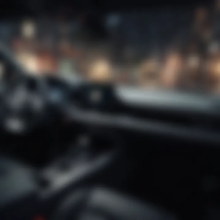 Cutting-edge technology dashboard of a Toyota vehicle