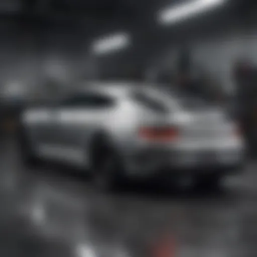 A sleek modern automobile highlighting warranty features.
