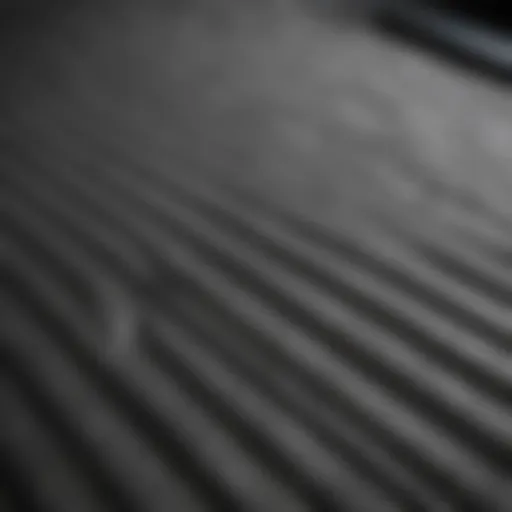 Close-up of truck bed lining texture