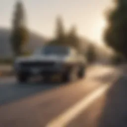 California highways showcasing vehicles