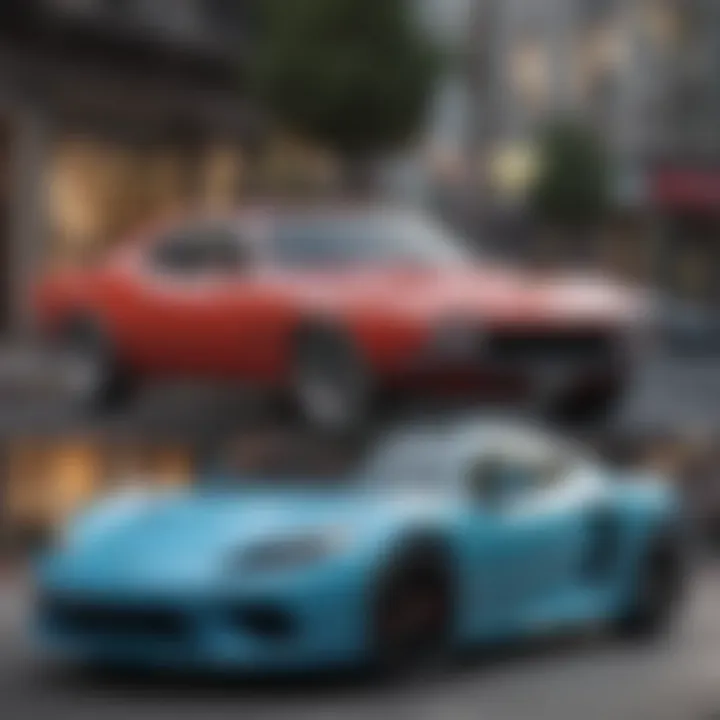 Illustration of different car insurance types