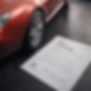 Illustration of a Clean Car Title Document An example of a clean car title document showcasing ownership transfer.