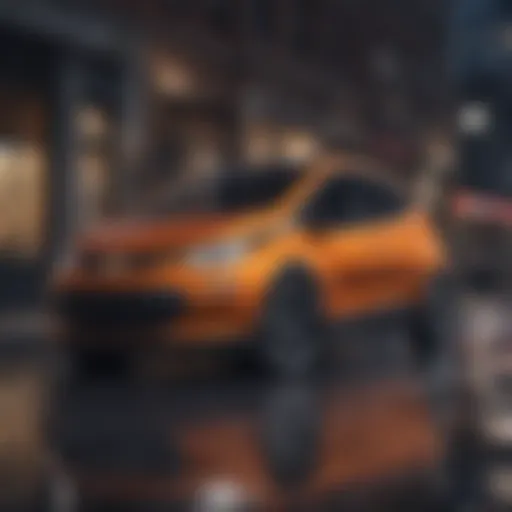 Chevy Bolt EV in urban environment showcasing its sleek design