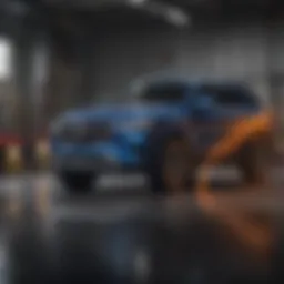 Graph showing fluctuations in used truck values over time