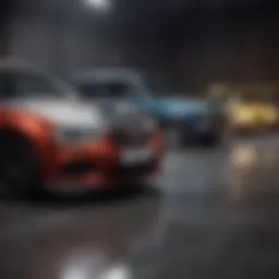 A detailed infographic illustrating the car valuation process by insurance companies