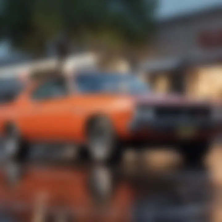 Car being sold