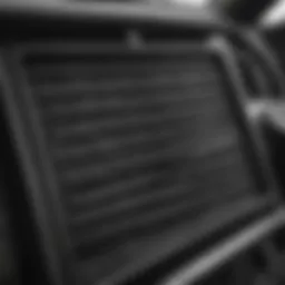 Close-up view of a Nissan Altima cabin air filter highlighting its importance in air quality.
