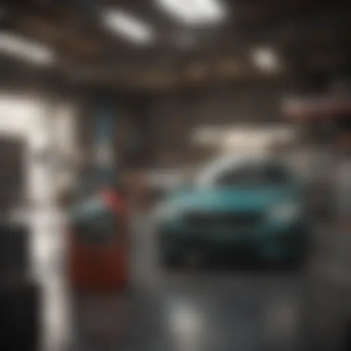 Detailed infographic showcasing average oil change costs by location and service type.