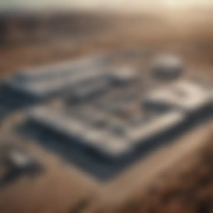 An aerial view of the Silverado manufacturing plant, highlighting its expansive layout.