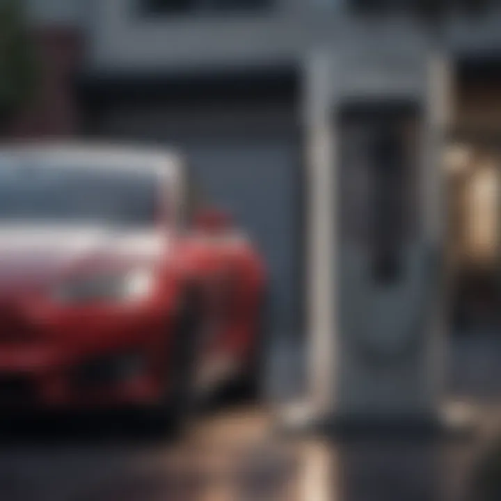 Safety features highlighted on a Tesla charging station