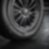 Diagram illustrating tire rotation patterns for different vehicle types