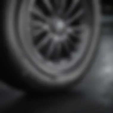 Diagram illustrating tire rotation patterns for different vehicle types