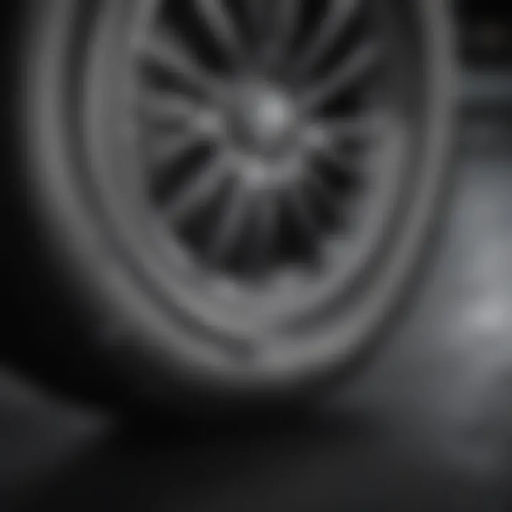 Diagram illustrating tire rotation patterns for different vehicle types