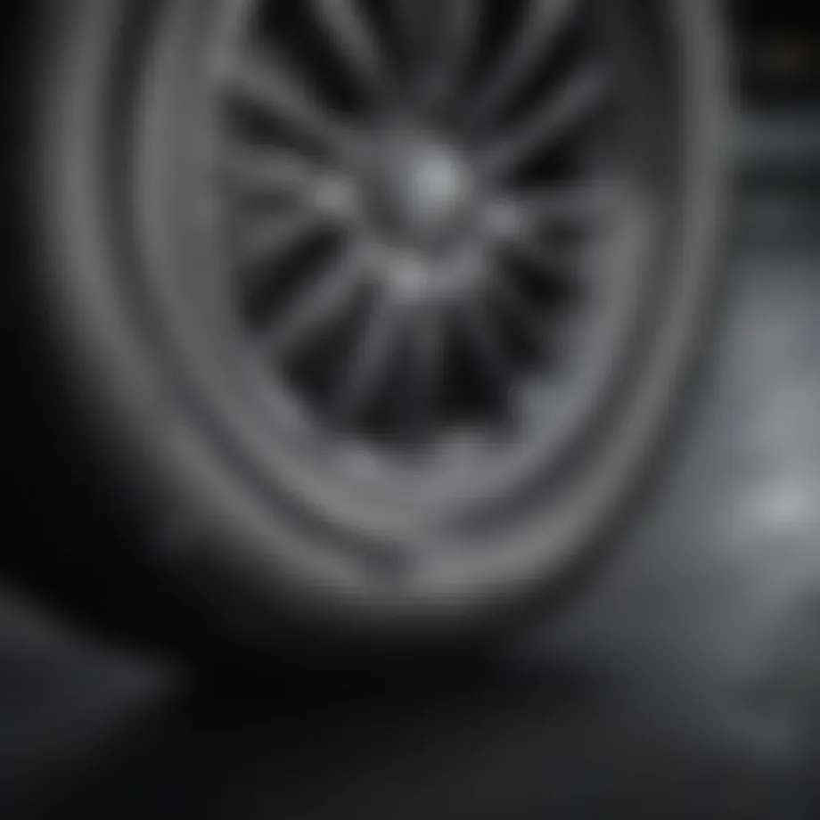 Diagram illustrating tire rotation patterns for different vehicle types