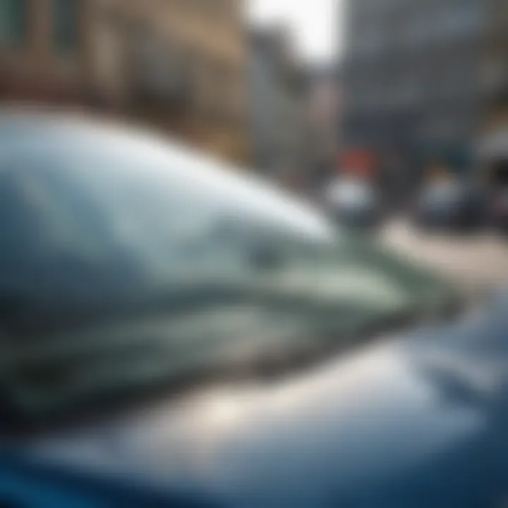 An infographic detailing windshield damage types